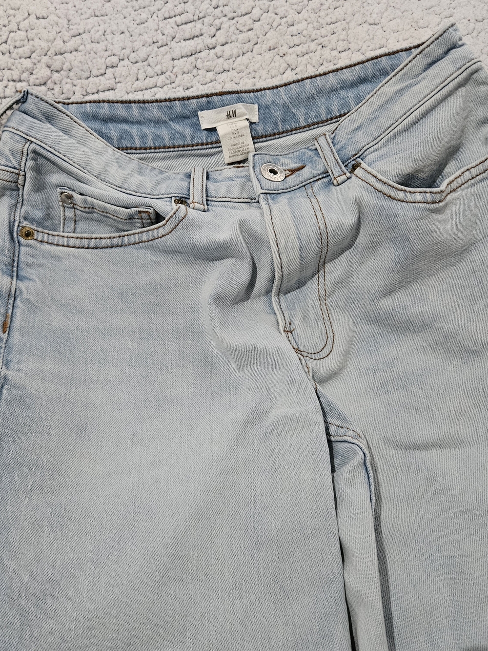 H&M Light Blue Women's Bootcut Jeans - Picture 2 of 4